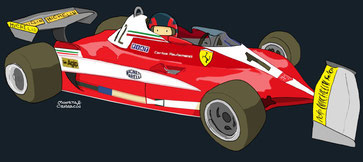 Gilles Villeneuve by Muneta & Cerracín