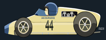Ian John Burgess by Muneta & Cerracín - Lotus 18 - Climax L4