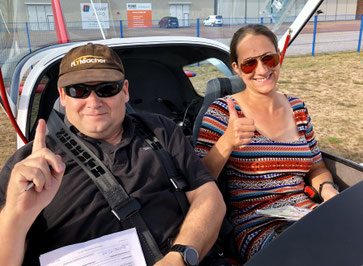 Prüfer Udo mit Stefanie