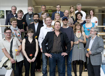 Eine Ausstellungseröffnung Foto: Melanie Kemner
