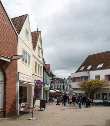 Bild: Die Schmiedestraße in Kappeln an der Schlei in Schleswig Holstein 