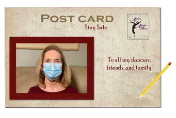 KT in mask and encouraging all to stay safe