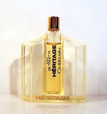 HERITAGE - TUBE EAU DE TOILETTE ENCHASSE DANS COQUE EN PLASTIQUE