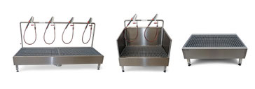 Boot washing stations