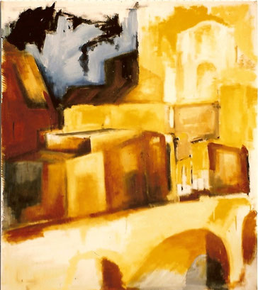 Öl auf Leinwand, Bild, Kunst