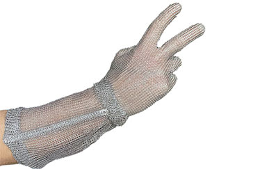 Stechhandschuh, lang, 100% Edelstahl
