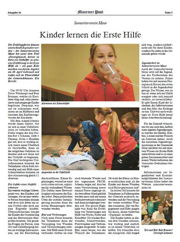 Zeitungsartikel: MauermerPost