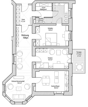 Wohnung Familie Klein