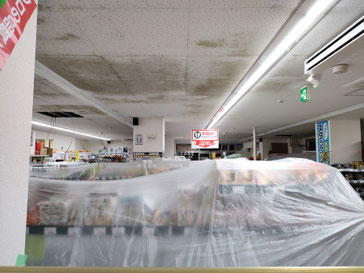 カビ取り前の天井
