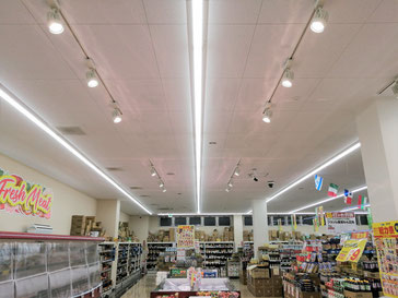 防カビ施工後の天井