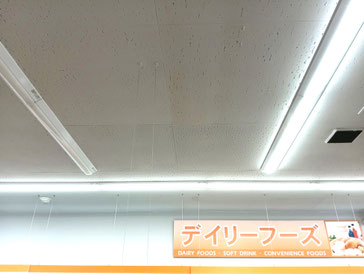 防カビ施工後の天井