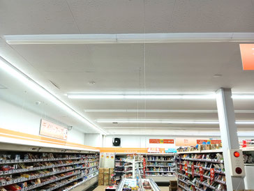 防カビ施工後の天井