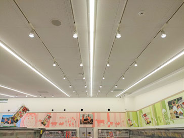 防カビ施工後の天井