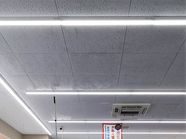 防カビ剤コーティング施工中