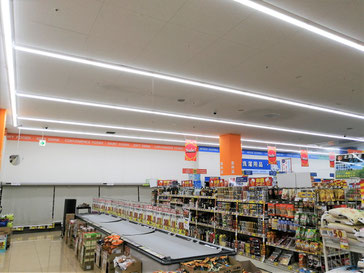 防カビ施工後の天井