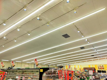 防カビ施工後の天井