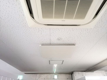 防カビ施工後の天井