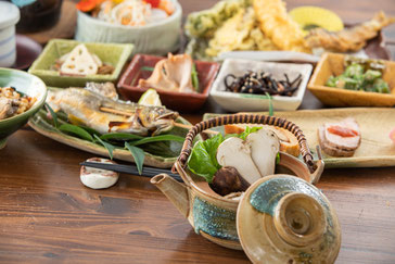 いろり庵季節の会席料理のオードブル　※イメージ