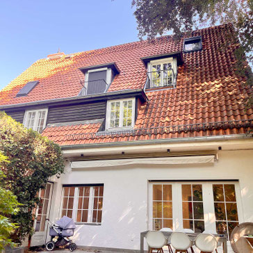 bauzeit berlin GmbH, Sauna, Dachgeschoss,Badsanierung, Projektleitung, altbauwohnung berlin-zehlendorf, Vergabe und Bauleitung aller Gewerke, Umsetzung der Planung, Qualitäts- und Bauzeitüberwachung, Aufmaß, Abnahmen und Prüfungen, Gewährleitungsmanagment