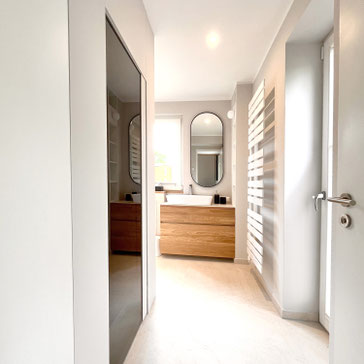 bauzeit berlin GmbH, Badsanierung, Projektleitung, altbauwohnung berlin-zehlendorf, Vergabe und Bauleitung aller Gewerke, Umsetzung der Planung, Qualitäts- und Bauzeitüberwachung, Aufmaß, Abnahmen und Prüfungen, Gewährleitungsmanagment