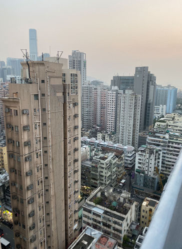 Blick auf Mong Kok