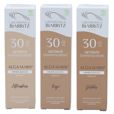 Getönte Sonnencreme fürs Gesicht von Alga Maris