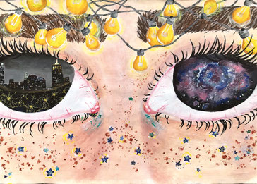 Artificial lights displace the star (Olga Kienolth)