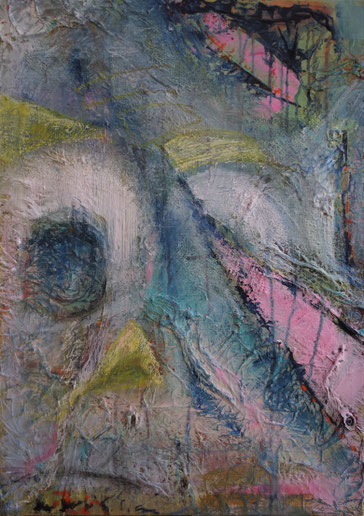 "ohne Titel" , mixed media , 50x70 cm, BNR. 353
