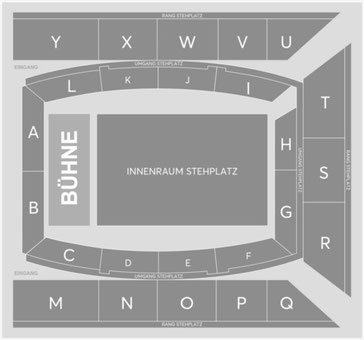 Saalplan Max-Schmeling-Halle Berlin