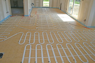 Installation d'un plancher chauffant électrique