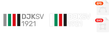 DJK-SV Wasseralfingen 1921 e.V. Stripes-Logo Vektordatei