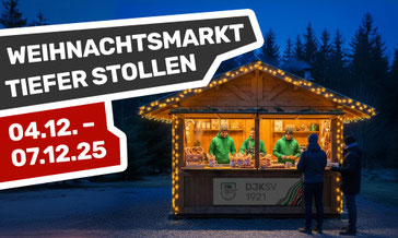 DJK-SV Langos-Stand auf dem Weihnachtsmarkt Tiefer Stollen 2025