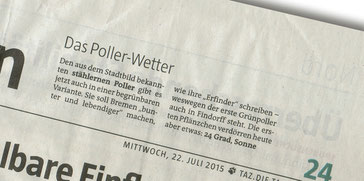 Die aktuelle taz Serie: Poller Wetter 1