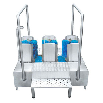 Doorloop laarzenwasmachine