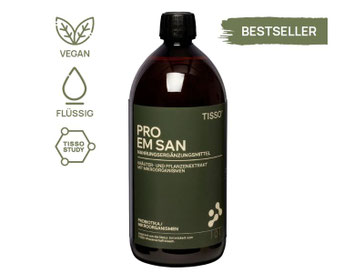 effektive Mikroorganismen zur Förderung der Darmgesundheit, Verdauung und Darmflora, Leaky Gut Reparatur & Darmheilung, Pro Em San von Tisso