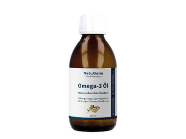 Omega-3-Fischöl von Natugena ist reich an EPA und DHA, welche zu einer normalen Herzfunktion beitragen. Ebenso trägt DHA zur Erhaltung der normalen Gehirnfunktion und normalen Sehkraft bei.