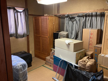 遺品整理・生前整理の作業前の様子