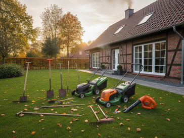 Gartengeräte pflegen