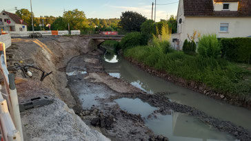 Arbeiten am Schmiebach Juni/Juli 2025