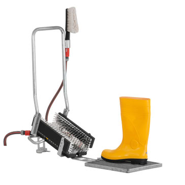 Waschanlage für Arbeitsschuhe und Stiefel Einbauversion