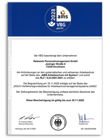 ams VBG-Geprüft