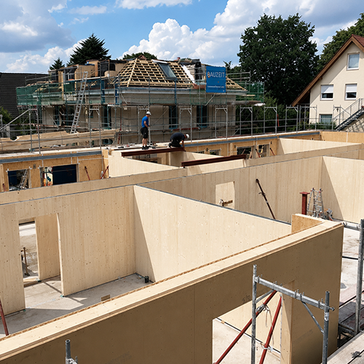 Bauzeit berlin GmbH, holzneubau mehrfamilienhäuser, Bauleitung, Ausschreibung, Vergabe und Bauleitung aller Gewerke, Umsetzung der Planung, Qualitäts- und Bauzeitüberwachung, Aufmaß, Abnahmen und Prüfungen, Gewährleitungsmanagment