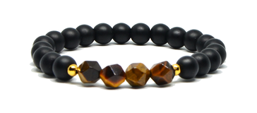 bracelet homme pierre oeil de tigre