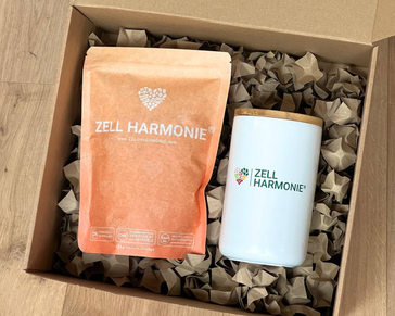 Zell Harmonie unterstützt die natürliche Regeneration deiner Zellen und fördert ganzheitliches Wohlbefinden von innen heraus.