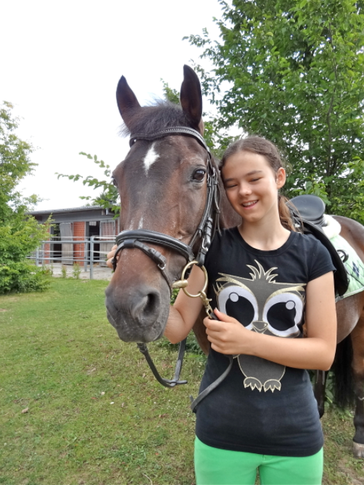 Hannah mit Dante, 03.08.2013