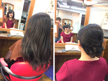 箱根までの長い道のりでも崩れないように 横浜・ヘアセット・ヘアアレンジ