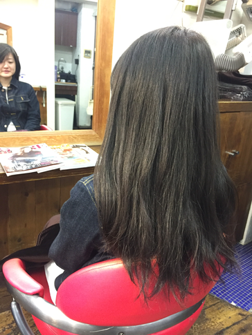ソックスパーマやってみました(^^♪ 横浜・美容室・ヘアアレンジパーマ
