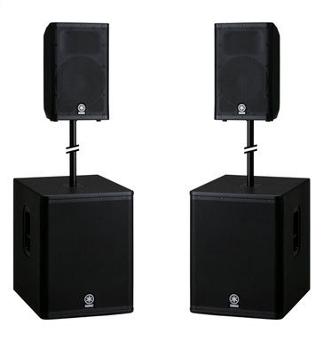 Yamaha DXR 12 & DSX15 SUB 15" Active-Subwoofer
