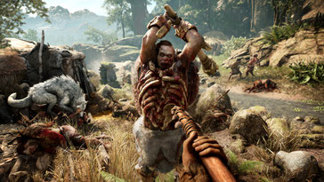 Gleich gibt's ein Bauchnabelpiercing Marke "Steinzeit" [Quelle: Ubisoft]