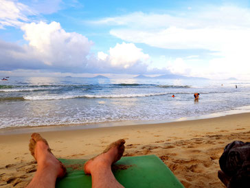 Chillen am Strand von Hoi An